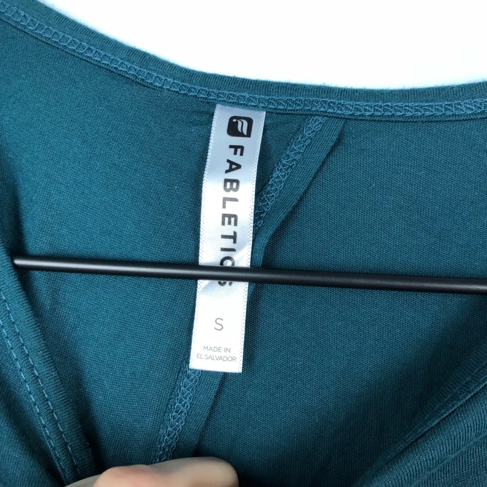 Fabletics • Green Millie Open Back Long Sleeve Top - Picture 6 of 8